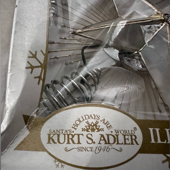 NEW Kurt S. Adler Illuminated Capiz Tree Star - Picture 2 of 10